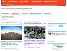 Tablet Screenshot of hidayahsunnah.com